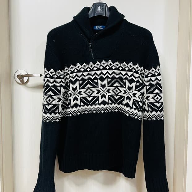 폴로 랄프로렌 노르딕 눈꽃 니트 M