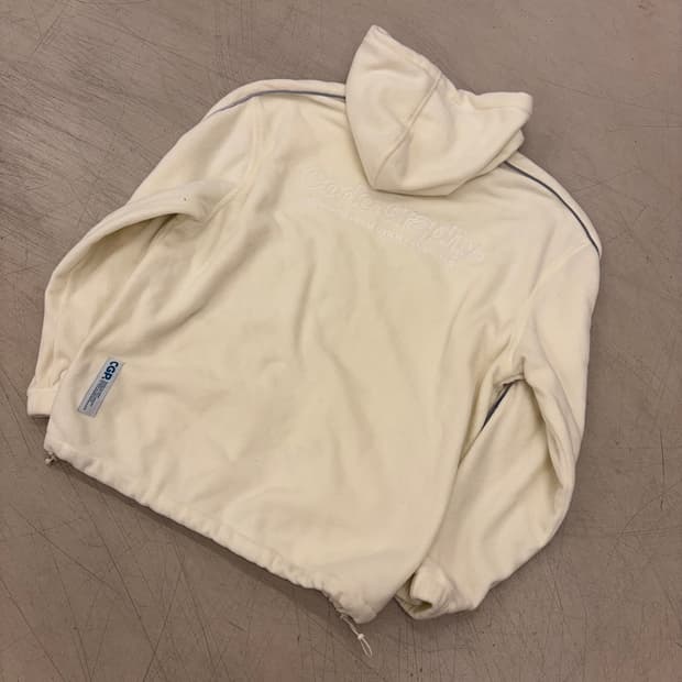 코드그라피 빅로고 후리스 후드 집업