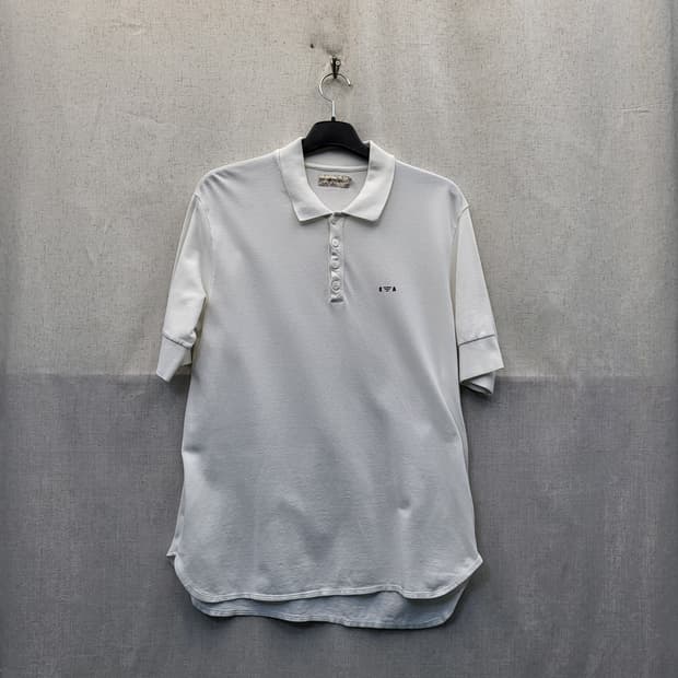 엠포리오 아르마니 화이트 반팔 폴로티