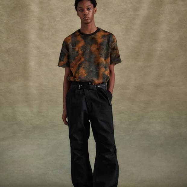 앤더슨벨 유니섹스 블랙 크로오버 와이드진 