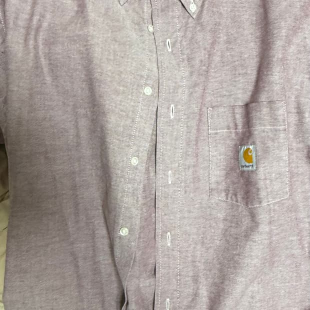 칼하트 로고 포켓 셔츠