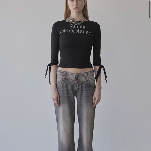 스컬프터 Tie sleeve tee S