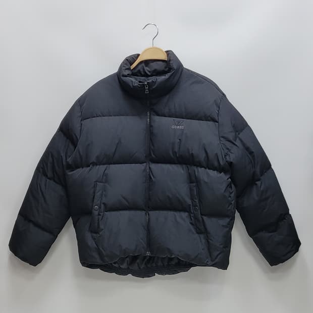 GUESS 20FW 게스 다운 숏 패딩 / 여 M (165-88A) 블랙