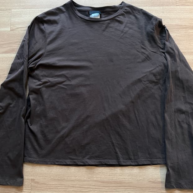 3) mudule 머듈 semi longsleeve 브라운