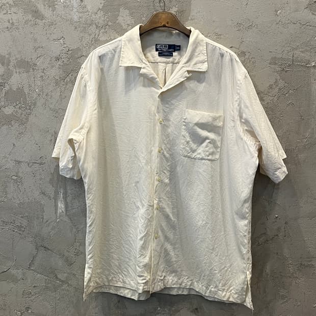 (XL)90s 폴로 랄프로렌 caldwell 오픈카라 셔츠