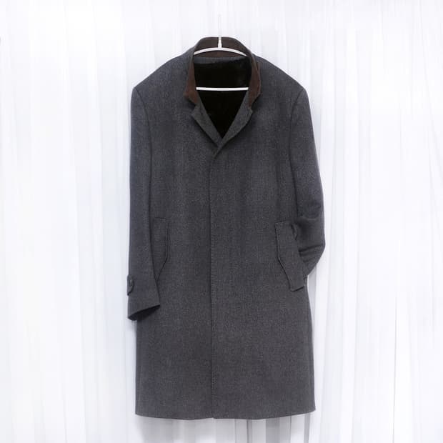 마에스트로 퓨어 캐시미어 밍크 라이너 투웨이 싱글 카코트 (100+)