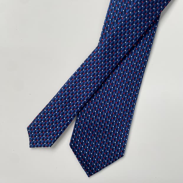 아쿠아스큐텀 정품 명품 넥타이 7.7cm