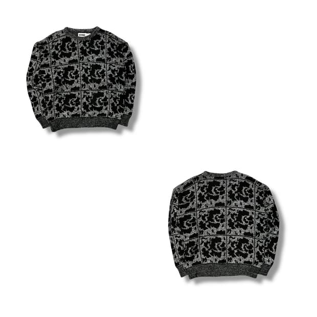  80s GITANO 패턴 니트 y13875