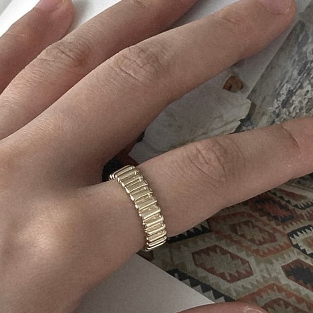 (새상품)골드 포인트 링 반지 골드링 빈티지링 레이어드링