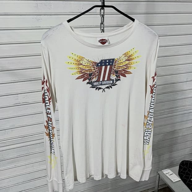 Harley Davidson sleeve graphic long slee