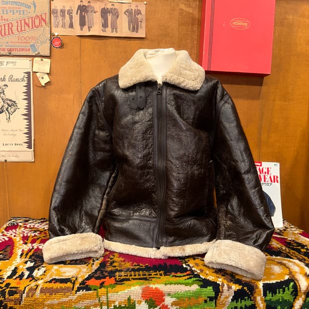 ( XL-2XL ) B3무스탕 양가죽무스탕 빈티지무스탕 워크웨어 밀리터리