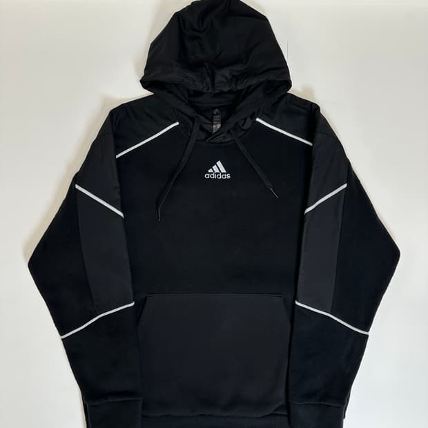 아디다스 플리스 후드 xl