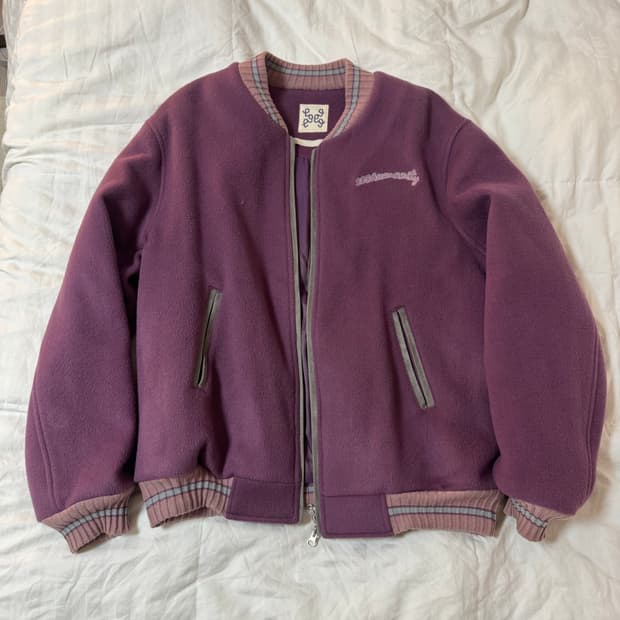 999휴머니티 헤비 울 블루종 