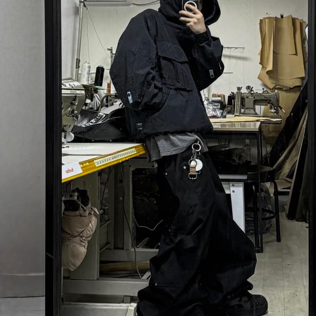 Kagru 카그루 블랙 팬츠 바지