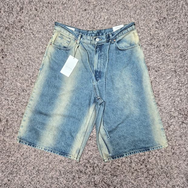 (새상품)자라 데님 버뮤다팬츠