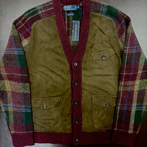 RALPH LAUREN  C. 2005 Suede-Panel