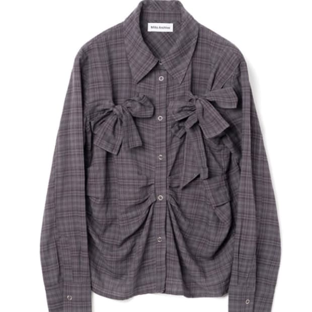 밀로우먼 리본타이셔츠 M