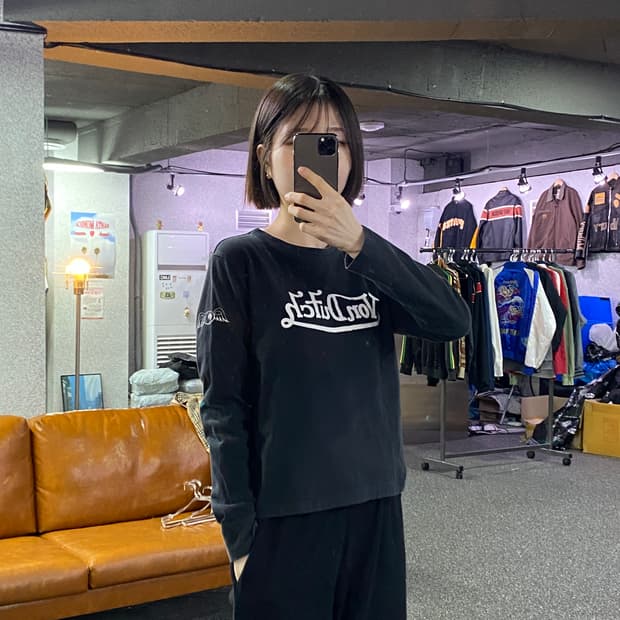 본더치 오리지널 윙 블랙 롱슬리브 B4686