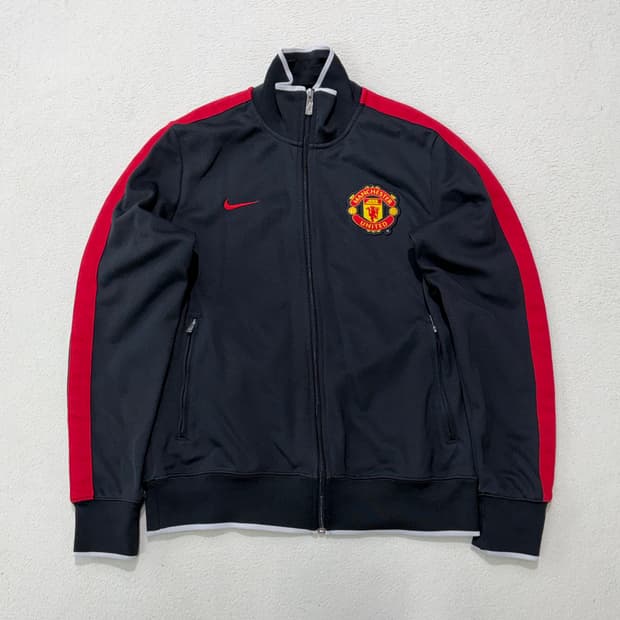 나이키  맨체스터 유나이티드 맨유 축구 유니폼 검빨 져지 L 100