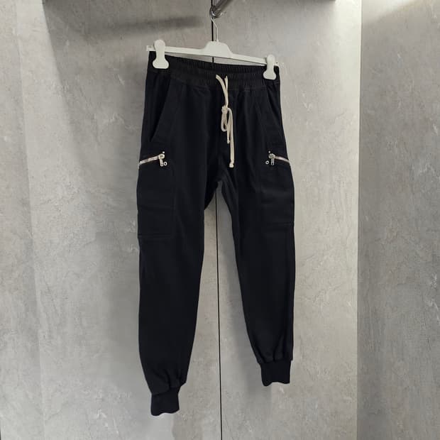 릭오웬스 마스토돈 카고 팬츠 블랙