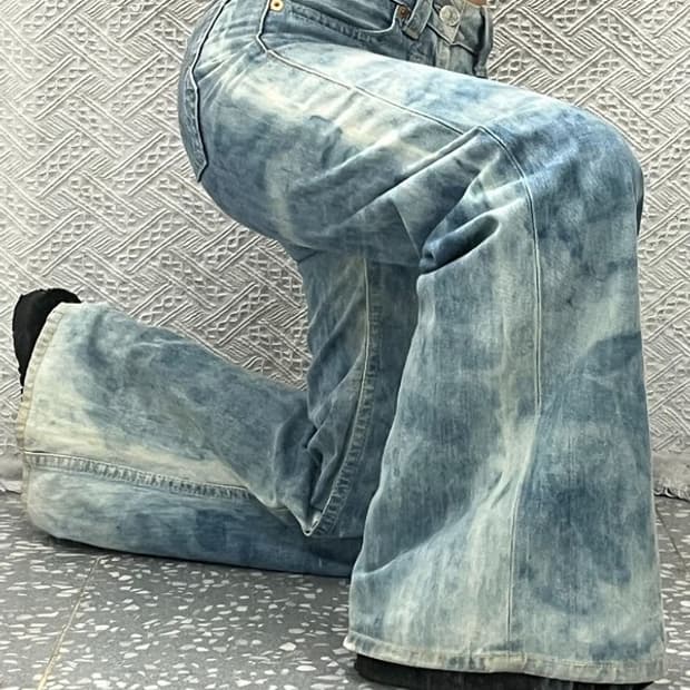 리바이스 올드스쿨 90's 타이다이 부츠컷 데님팬츠 28인치 C06628