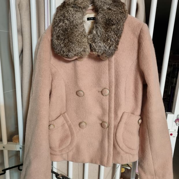 잉그 토끼털 울 반코트