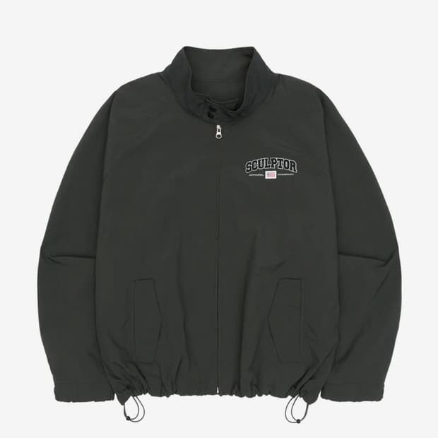 스컬프터 Button Wind Jacket Charcoal