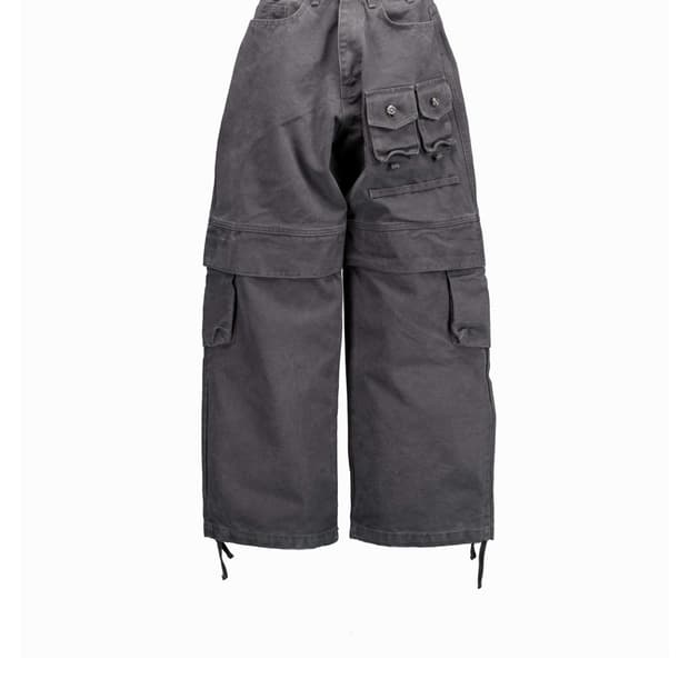 포그서비스 밀리터리 옥스포드 포켓 팬츠 빈티지 차콜