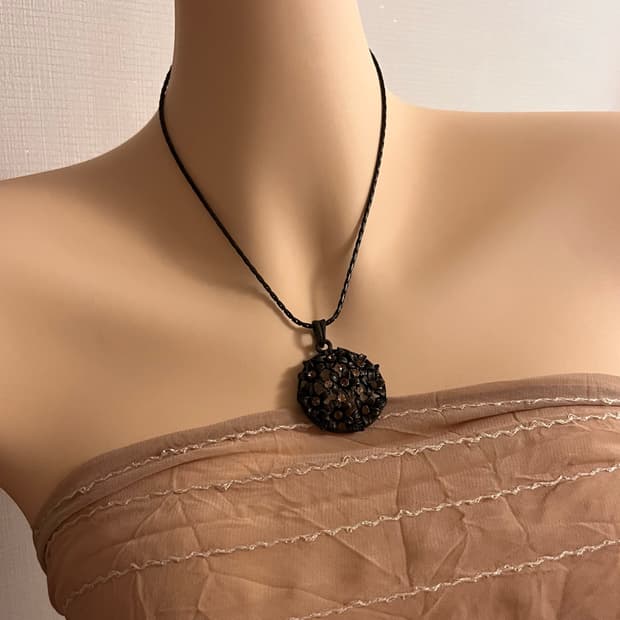 Flower cubic Necklace