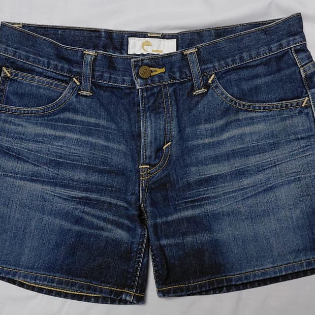 [J] Lee x E hyphen world gallery 데님 반바지