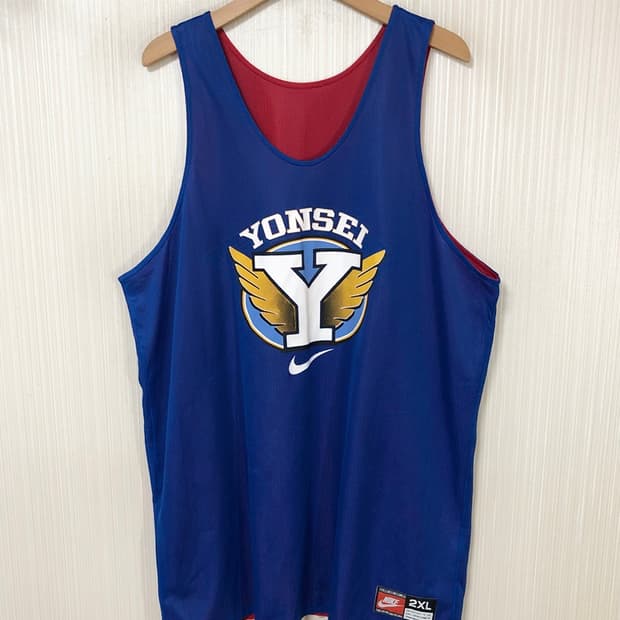 나이키 연세대학교 농구부 트레이닝유니폼(양면) 2XL