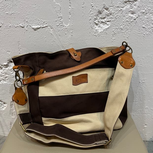 Grips 캔버스 토트백 크로스백 Made in JAPAN 