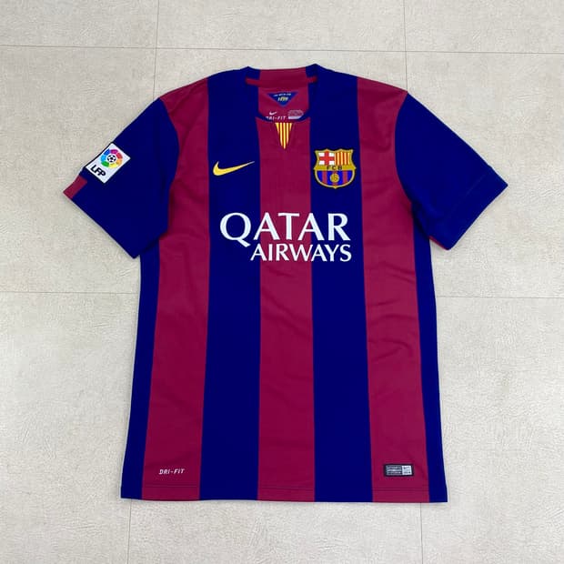 나이키 14-15 바르셀로나 홈 수아레즈 유니폼 (95)
