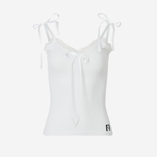 뉴얼린 리본레이스슬리브리스탑 판매해요