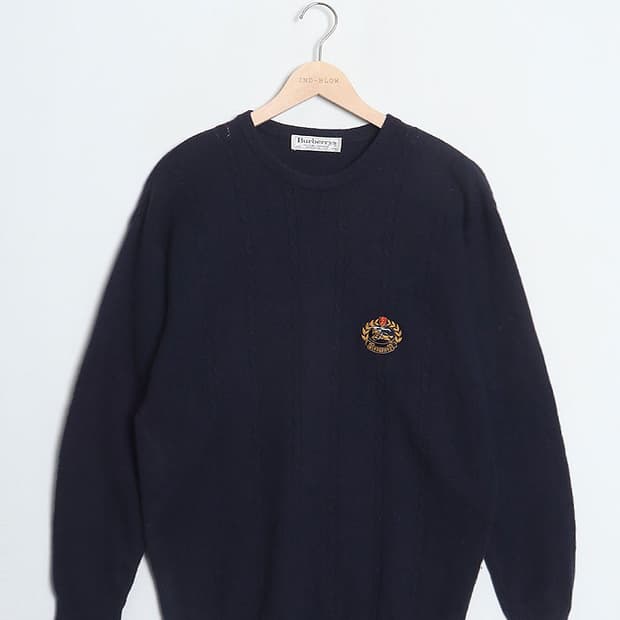90's Burberrys LambsWool Knit