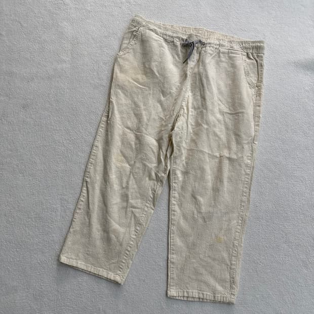 3XL 빈티지 린넨 바지 0429T