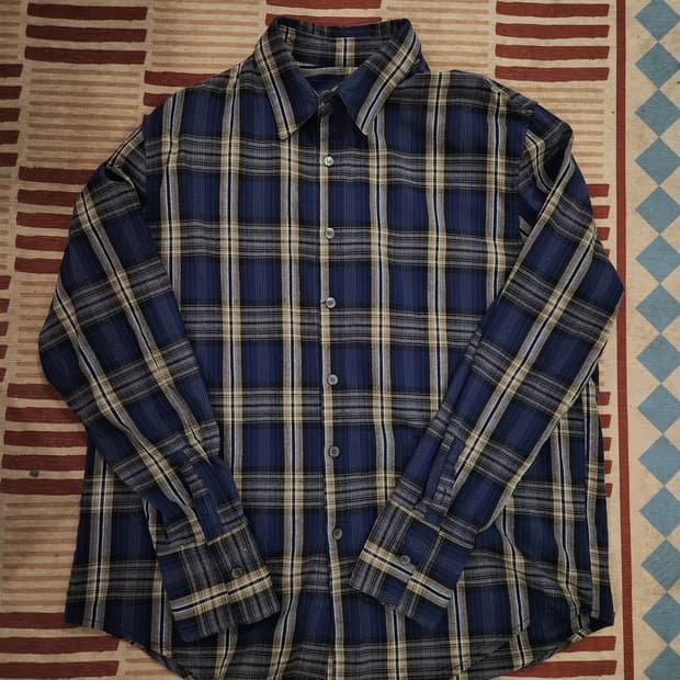 엘무드 비스코스 체크 셔츠 (48)