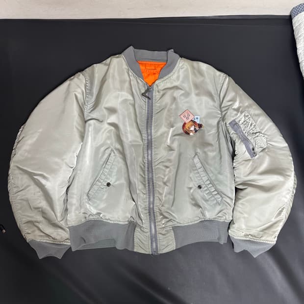 알파인더스트리 90s MA-1 마원 건메탈 베트멍 핏