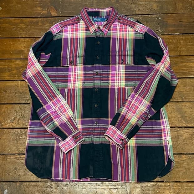 폴로랄프로렌 Polo Ralph Lauren 코튼 마드라스 체크 셔츠