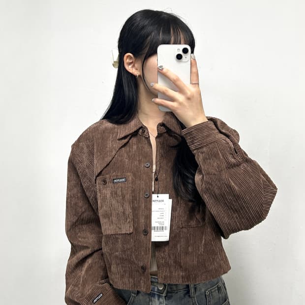 스컬프터 코듀로이 셔츠