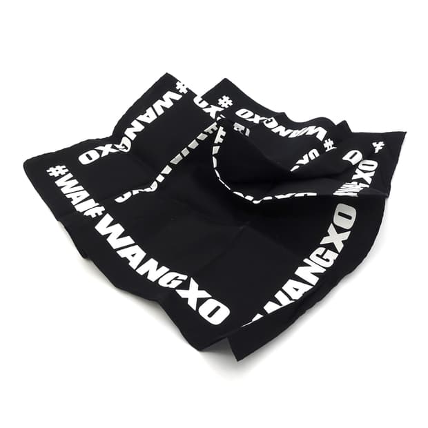 ALEXANDER WANG 알렉산더왕 로고 프린트 스카프