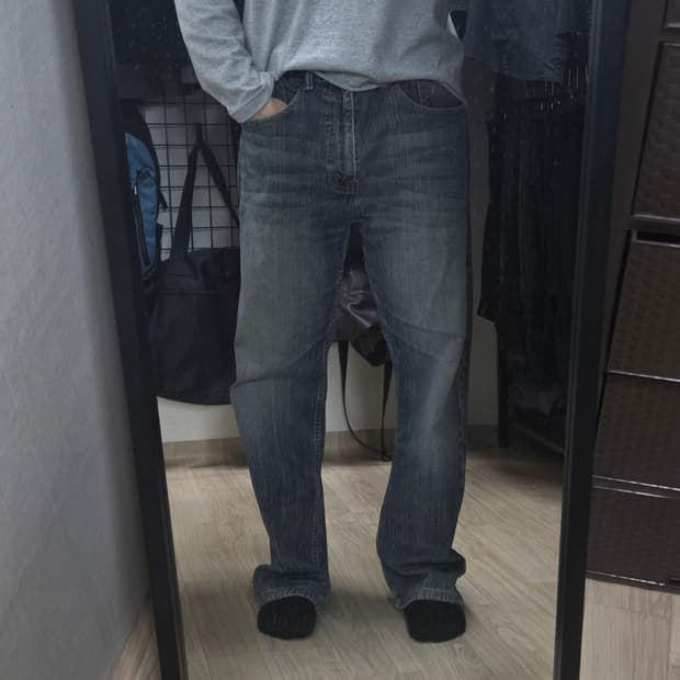 리바이스(Levi's) 505 빈티지 레귤러 데님