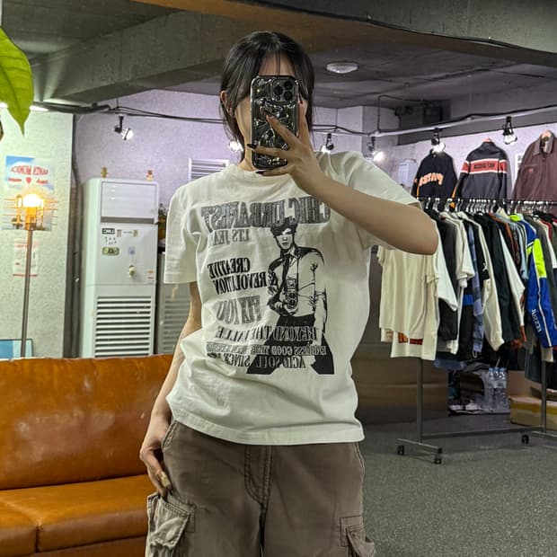 빈티지 y2k 그래픽 반팔 티셔츠 B4696