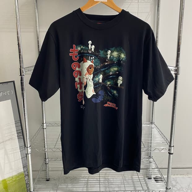 지브리 모노노케 부틀렉 애니메이션 티셔츠 애니티