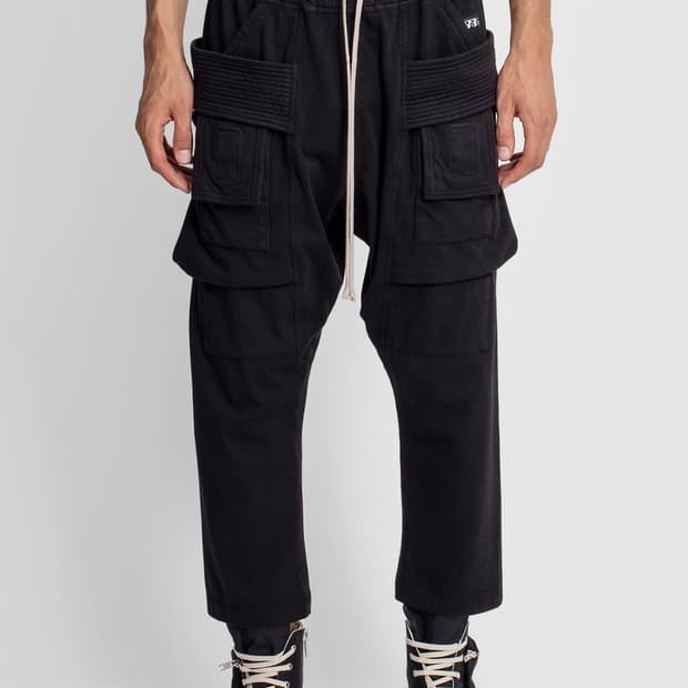 21 S/S 릭오웬스다크쉐도우 크리치 카고 크롭 팬츠