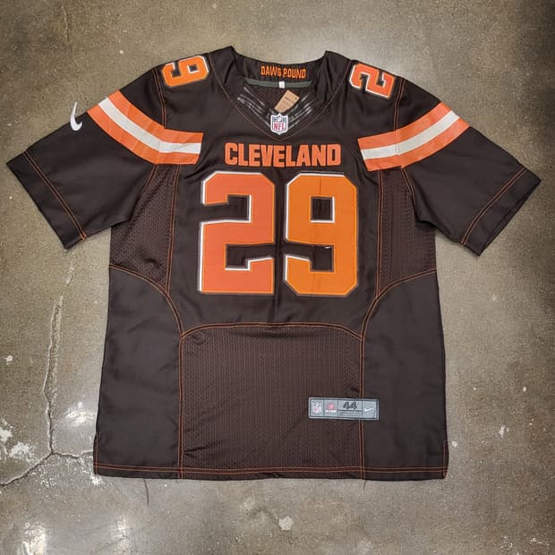 미국빈티지 NFL 나이키 클리블랜드 브라운스 레플리카 반팔 유니폼