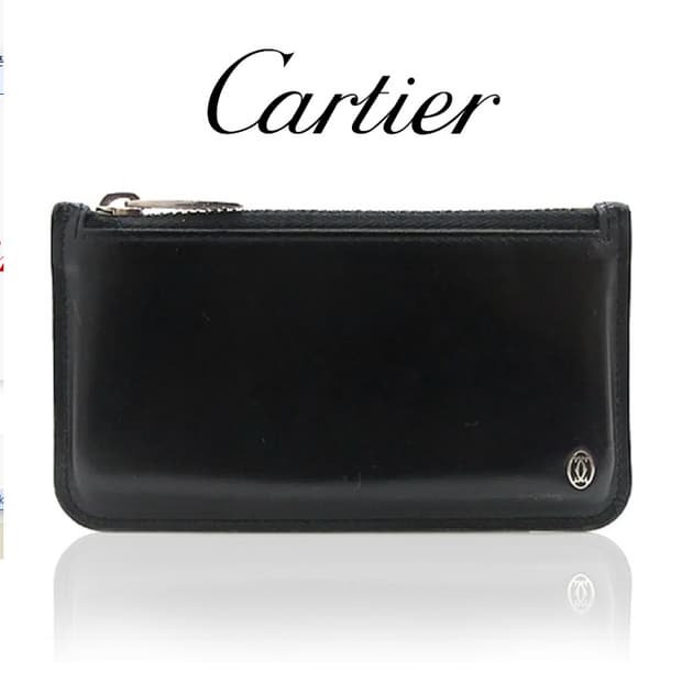 [정품] Cartier 까르띠에 파샤 카프스킨 코인 동전지갑