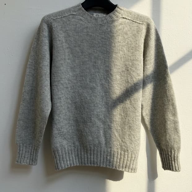 빈티지 크루넥 니트