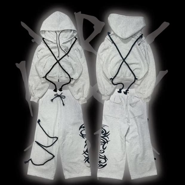 Kry clothing set up 셋업 펑크 지뢰계 빈티지 중성계