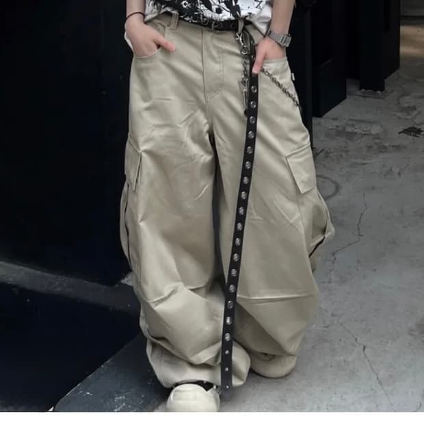 새상품 IDWS Andy Twill Balloon Cargo Pants